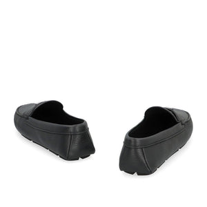 Schwarze Loafer aus Kalbsleder
