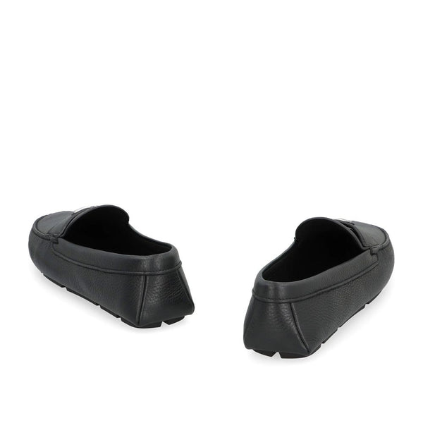 Schwarze Loafer aus Kalbsleder