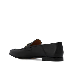 Schwarze Loafer aus Kalbsleder