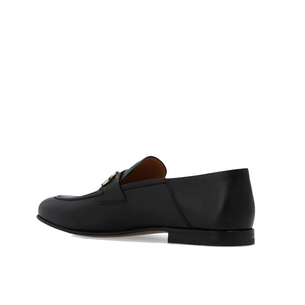 Schwarze Loafer aus Kalbsleder