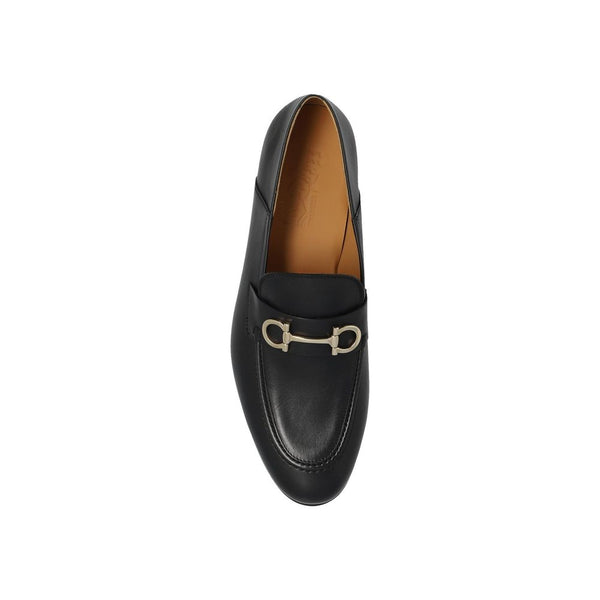 Schwarze Loafer aus Kalbsleder