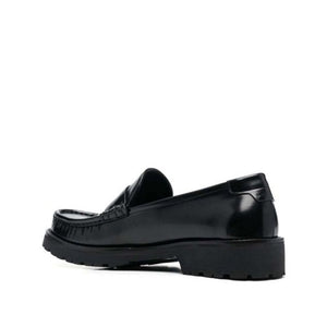 Schwarze Loafer aus Kalbsleder