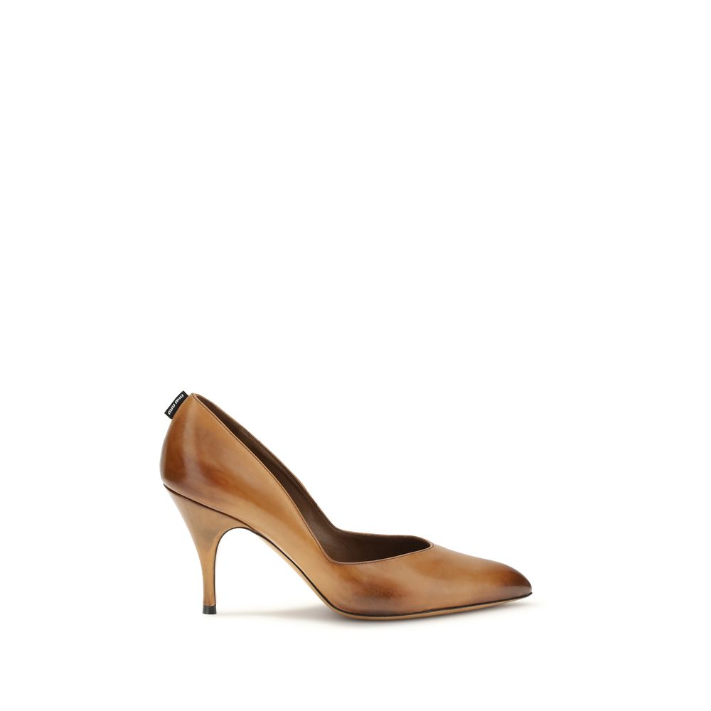 Beige Kalbsleder Bos Taurus High Heels