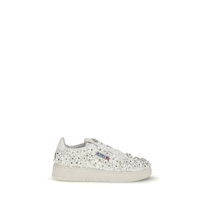 Weiße Sneakers aus Kalbshaut Bos Taurus
