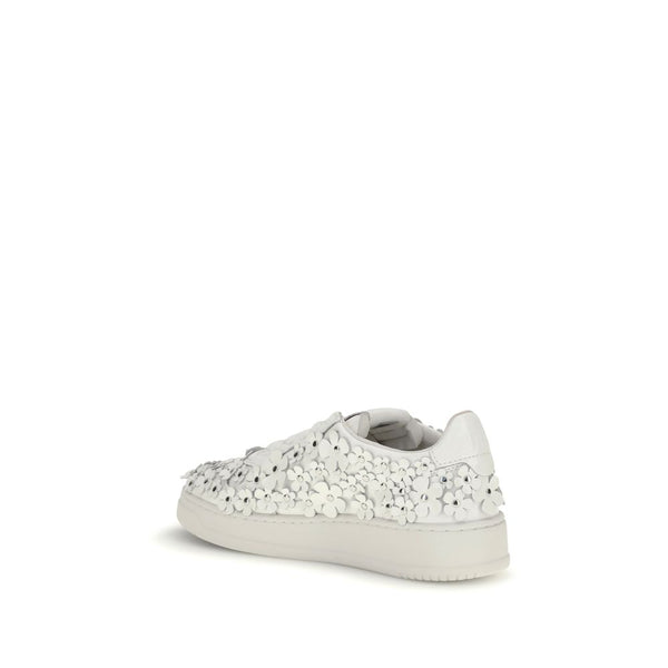 Weiße Sneakers aus Kalbshaut Bos Taurus