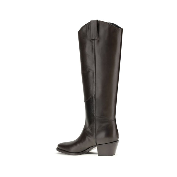 Braune Kalbshaut Bos Taurus Stiefel