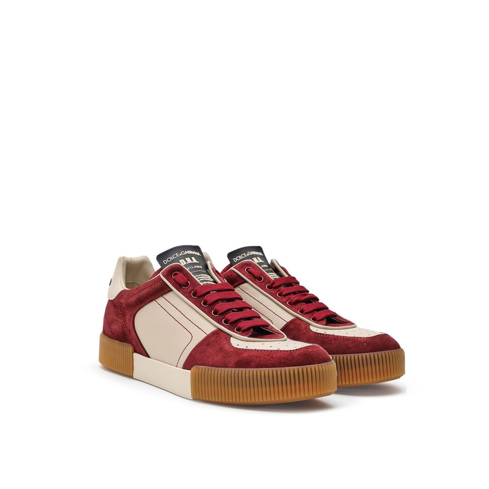 Weiße Leder-Sneaker