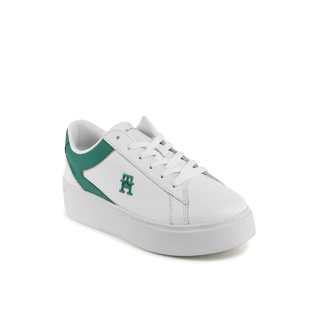 Weiße Leder-Sneaker