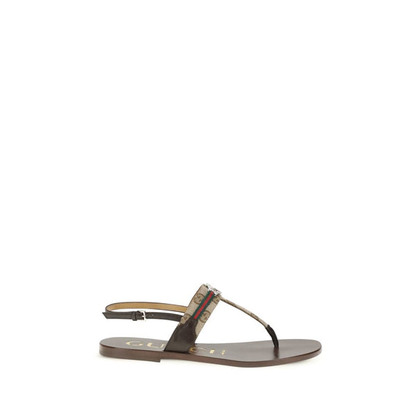 Braune Kalbsleder Bos Taurus Sandalen