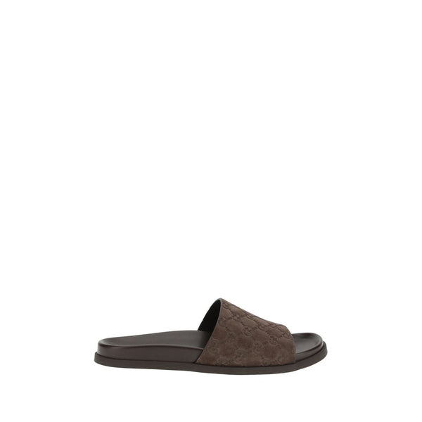 Braune Kalbsleder Bos Taurus Sandalen