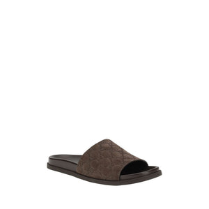 Braune Kalbsleder Bos Taurus Sandalen