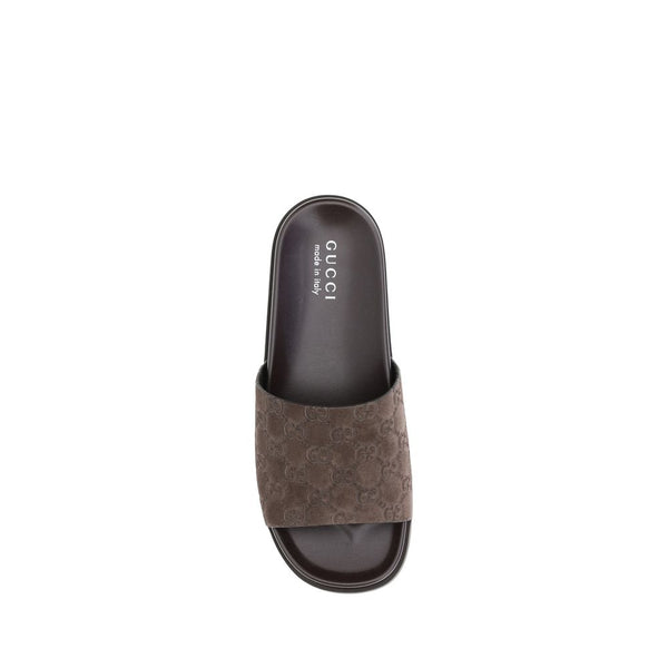 Braune Kalbsleder Bos Taurus Sandalen