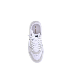 Weiße Sneakers aus recyceltem Polyester