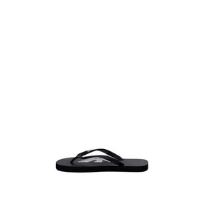 Flip-Flops aus Gummi in Schwarz und Weiß
