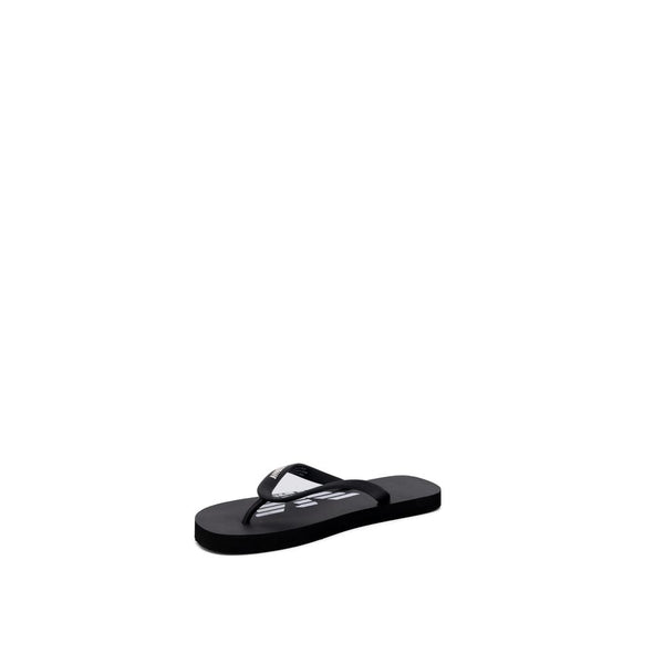 Flip-Flops aus Gummi in Schwarz und Weiß