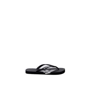 Flip-Flops aus Gummi in Schwarz und Weiß