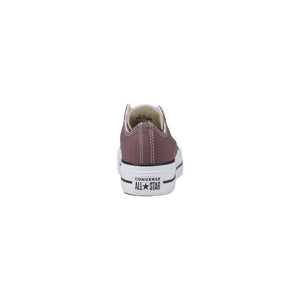 Lila Stoff-Sneaker mit niedrigem Schaft