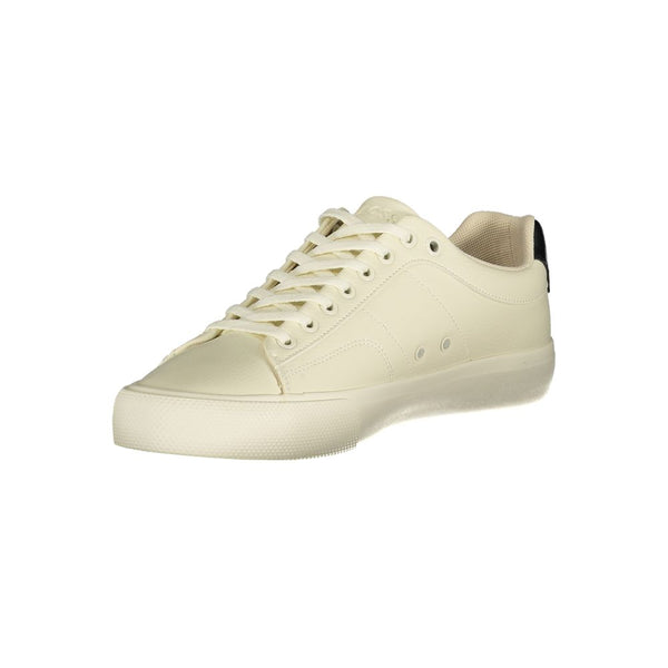 Weiße Polyester-Sneaker für Herren