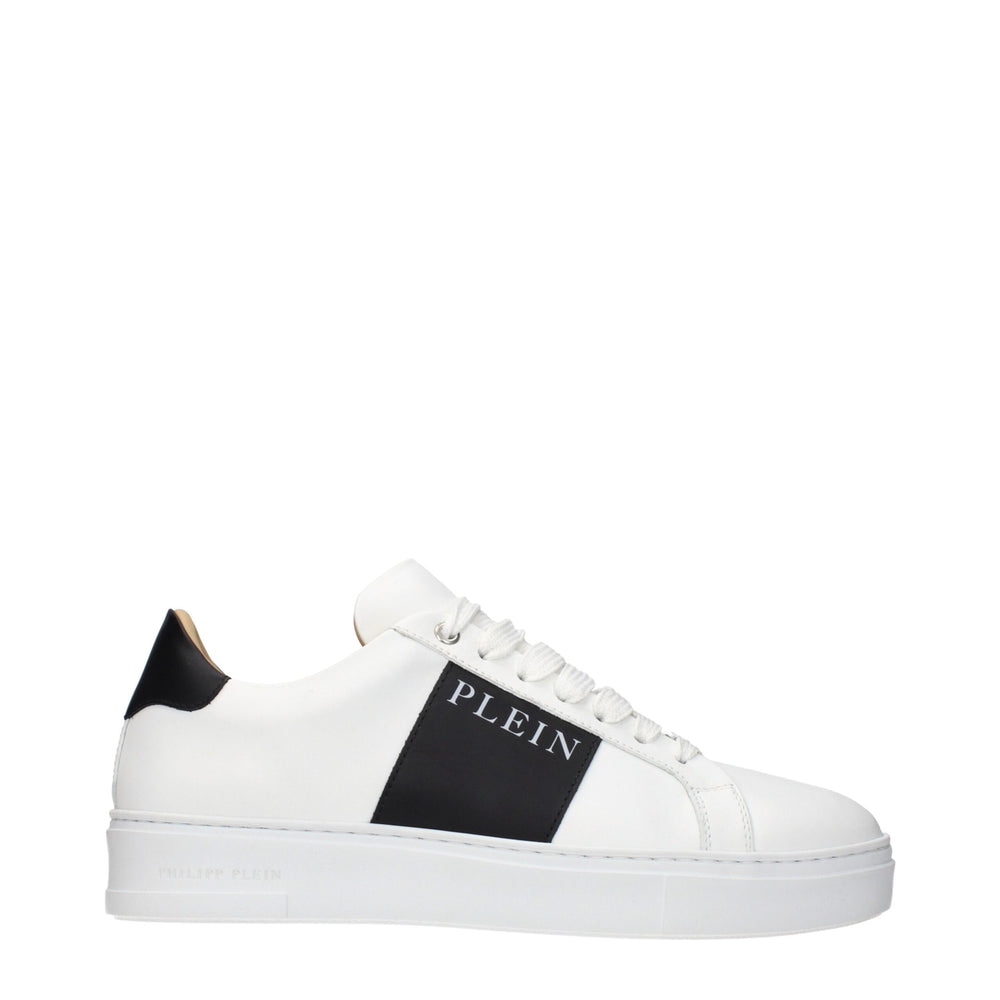 Weiße Leder-Sneaker