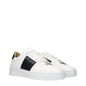 Weiße Leder-Sneaker