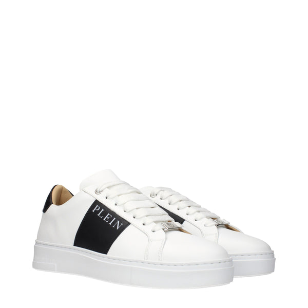 Weiße Leder-Sneaker