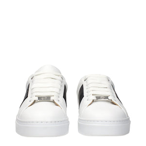 Weiße Leder-Sneaker