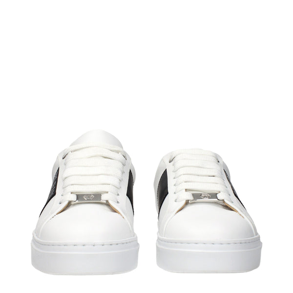 Weiße Leder-Sneaker
