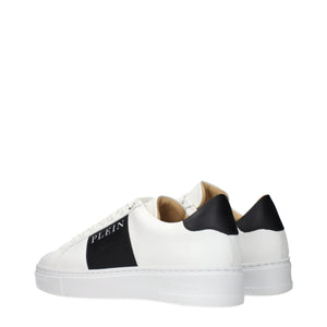 Weiße Leder-Sneaker