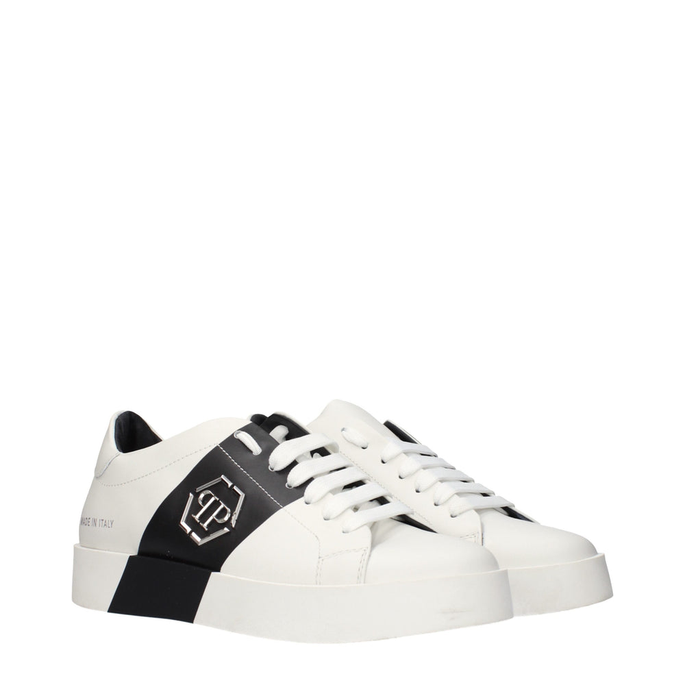 Weiße Leder-Sneaker