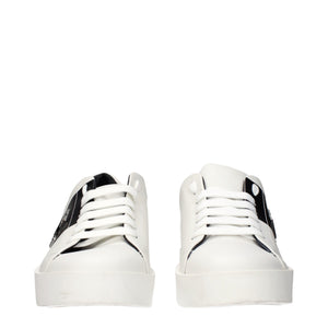 Weiße Leder-Sneaker