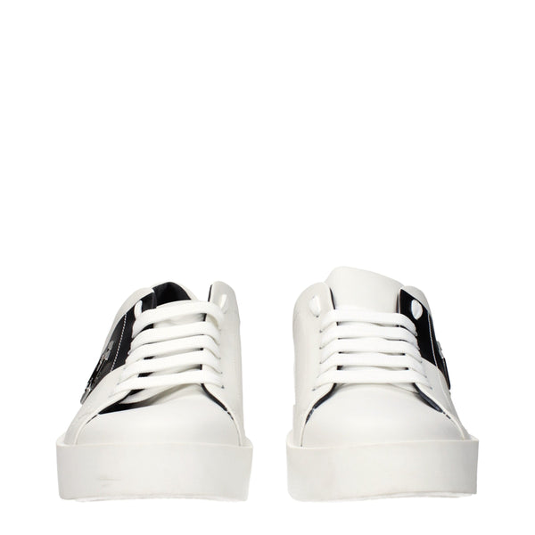 Weiße Leder-Sneaker