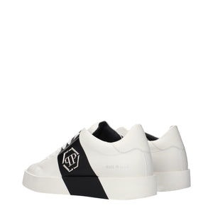 Weiße Leder-Sneaker