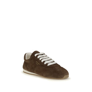 Braune Sneaker aus Kalbsleder Bos Taurus