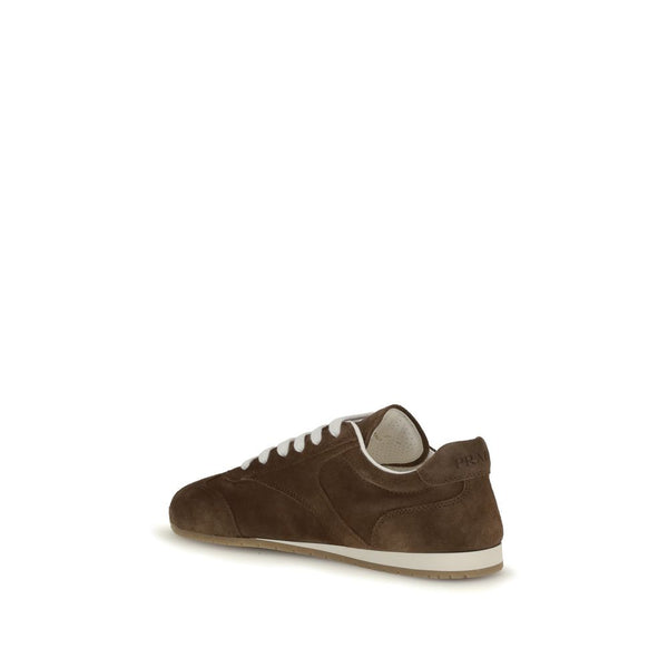 Braune Sneaker aus Kalbsleder Bos Taurus