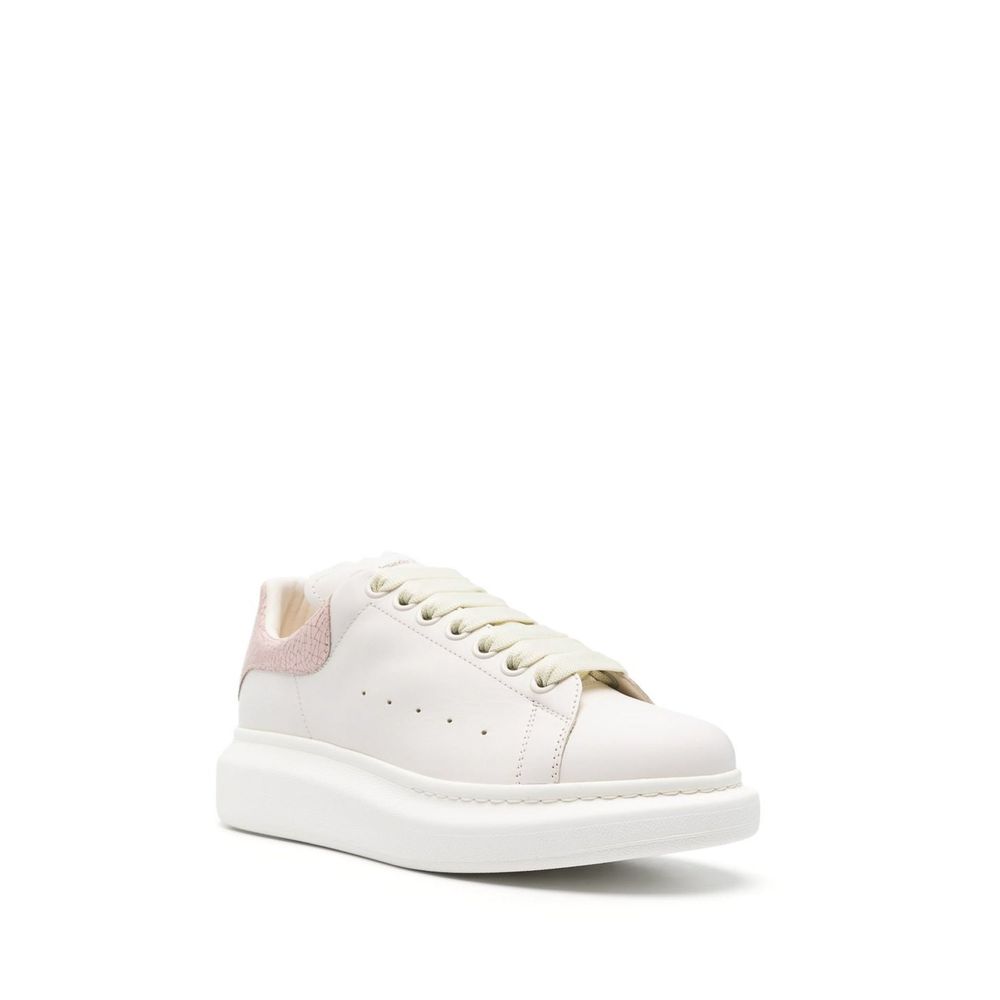 Weiße Chunky-Sneaker aus Leder