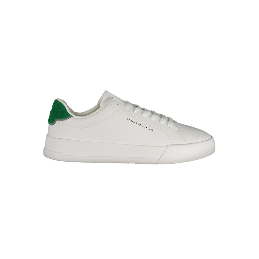 Weißer Polyester-Sneaker