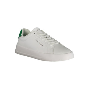 Weißer Polyester-Sneaker