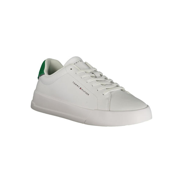 Weißer Polyester-Sneaker