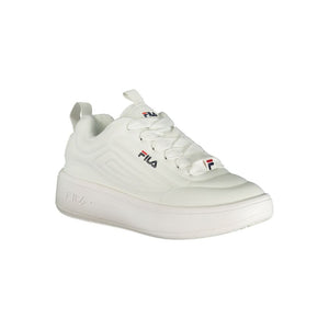 Weißer Polyester-Sneaker