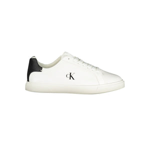 Weißer Polyester-Sneaker