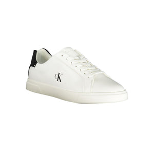 Weißer Polyester-Sneaker