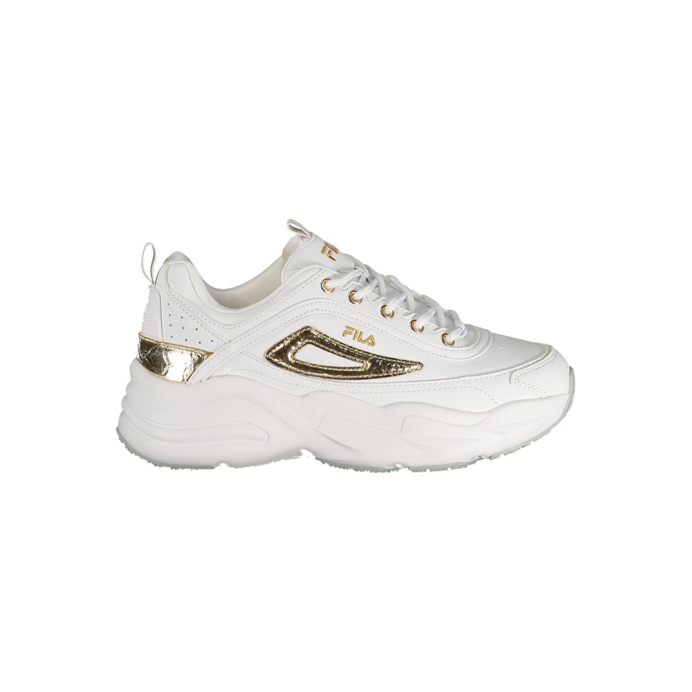 Weißer Polyester-Sneaker