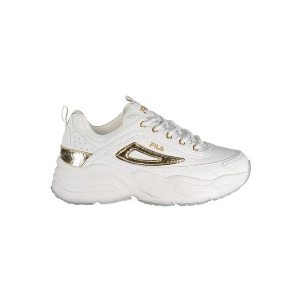 Weißer Polyester-Sneaker