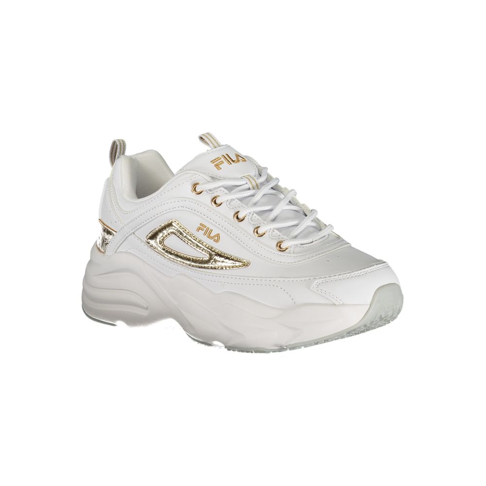 Weißer Polyester-Sneaker