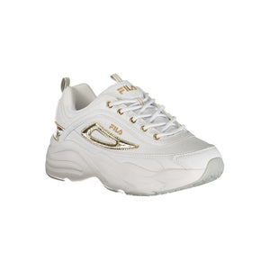 Weißer Polyester-Sneaker