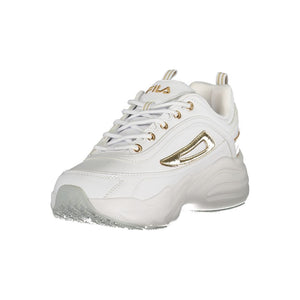 Weißer Polyester-Sneaker