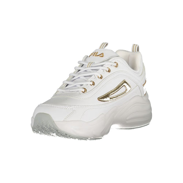 Weißer Polyester-Sneaker