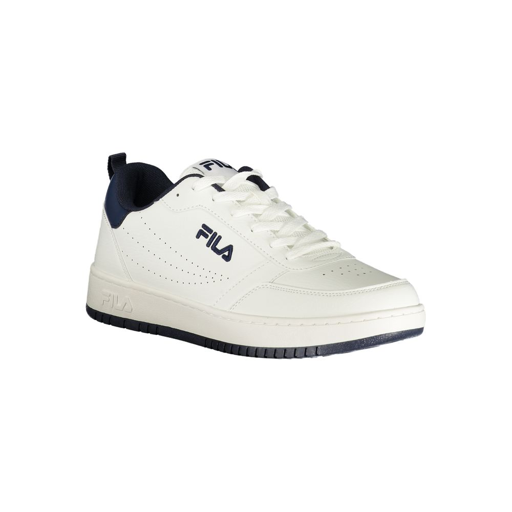Weißer Polyester-Sneaker
