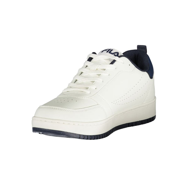 Weißer Polyester-Sneaker