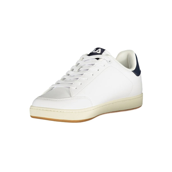 Weißer Polyester-Sneaker